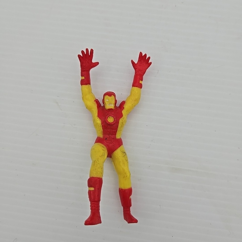 Rare Vintage Marvel Iron Man Silver Age Variant PVC Figure VHTF Action Figure